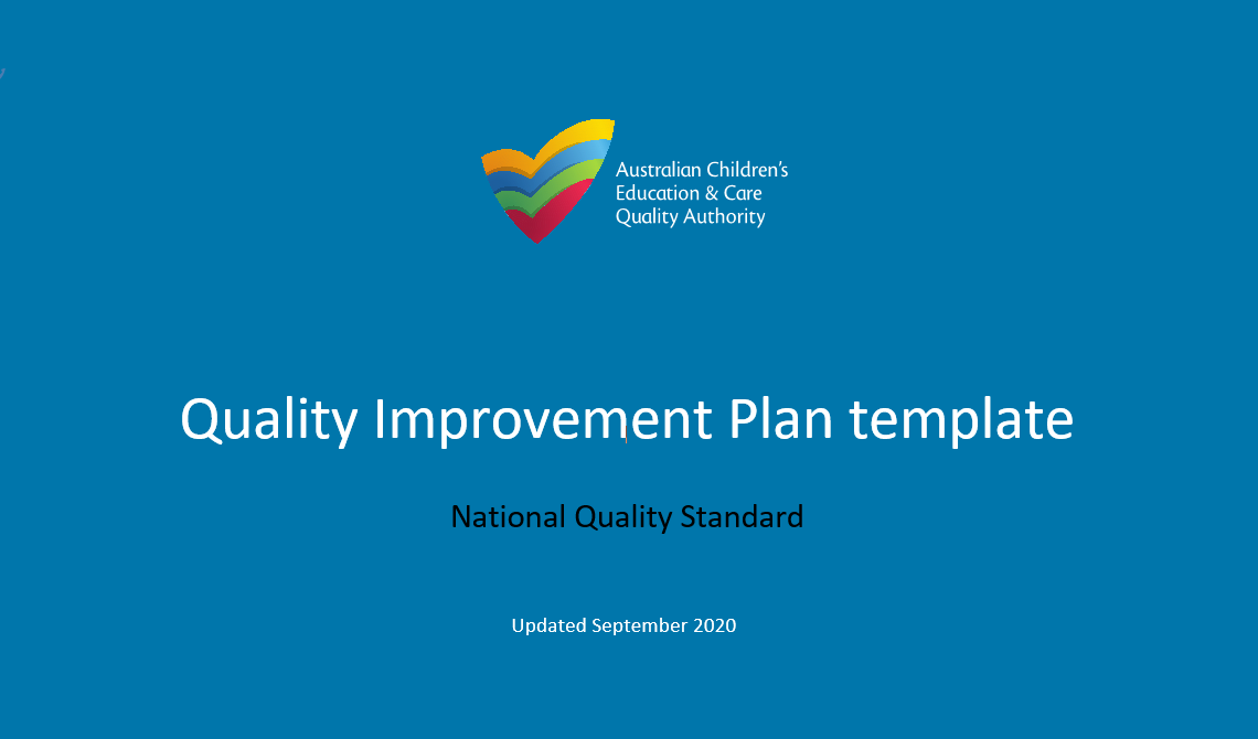 Quality Improvement Plan (QIP) – Webinar for Educators